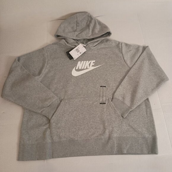 Nike Athleisure Gray Sweatsuit Hoodie and Mid-Rise Jogger Pants Women’s 2X NWT - Picture 5 of 13
